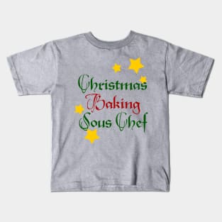 Xmas Baking Sous-Chef Kids T-Shirt